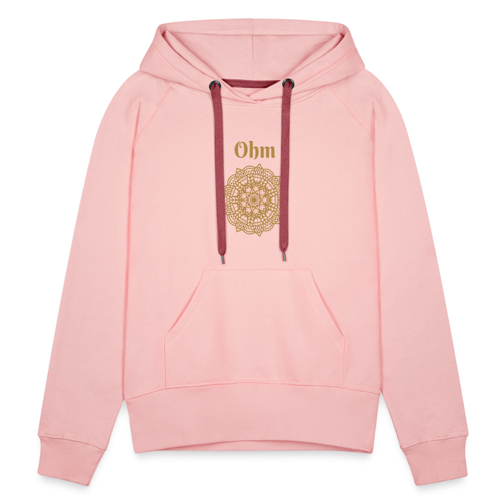 Frauen Premium Hoodie - Ohm - Kristallrosa