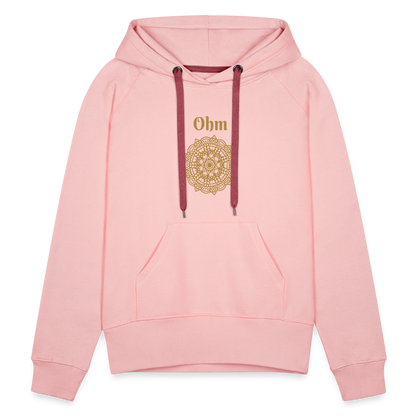 Frauen Premium Hoodie - Ohm - Kristallrosa