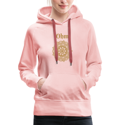 Frauen Premium Hoodie - Ohm - Kristallrosa