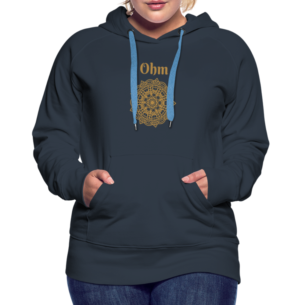 Frauen Premium Hoodie - Ohm - Navy