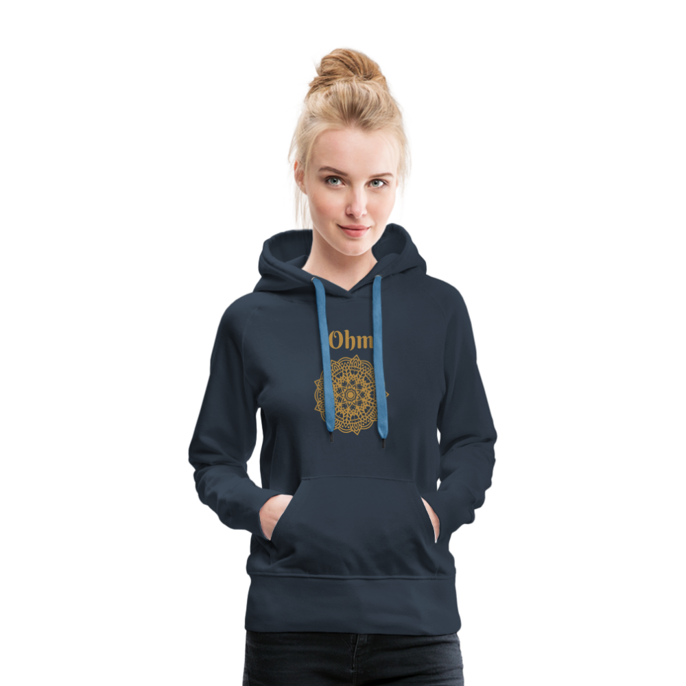 Frauen Premium Hoodie - Ohm - Navy