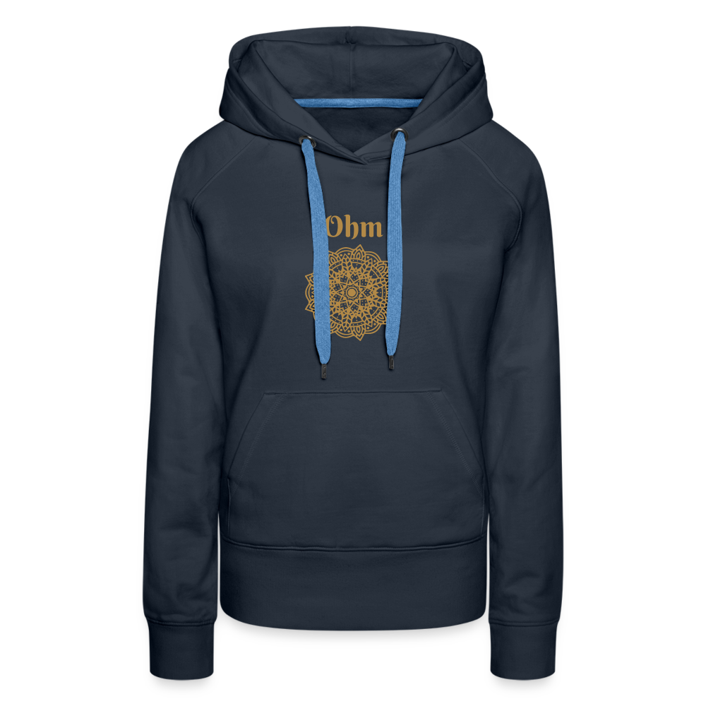 Frauen Premium Hoodie - Ohm - Navy