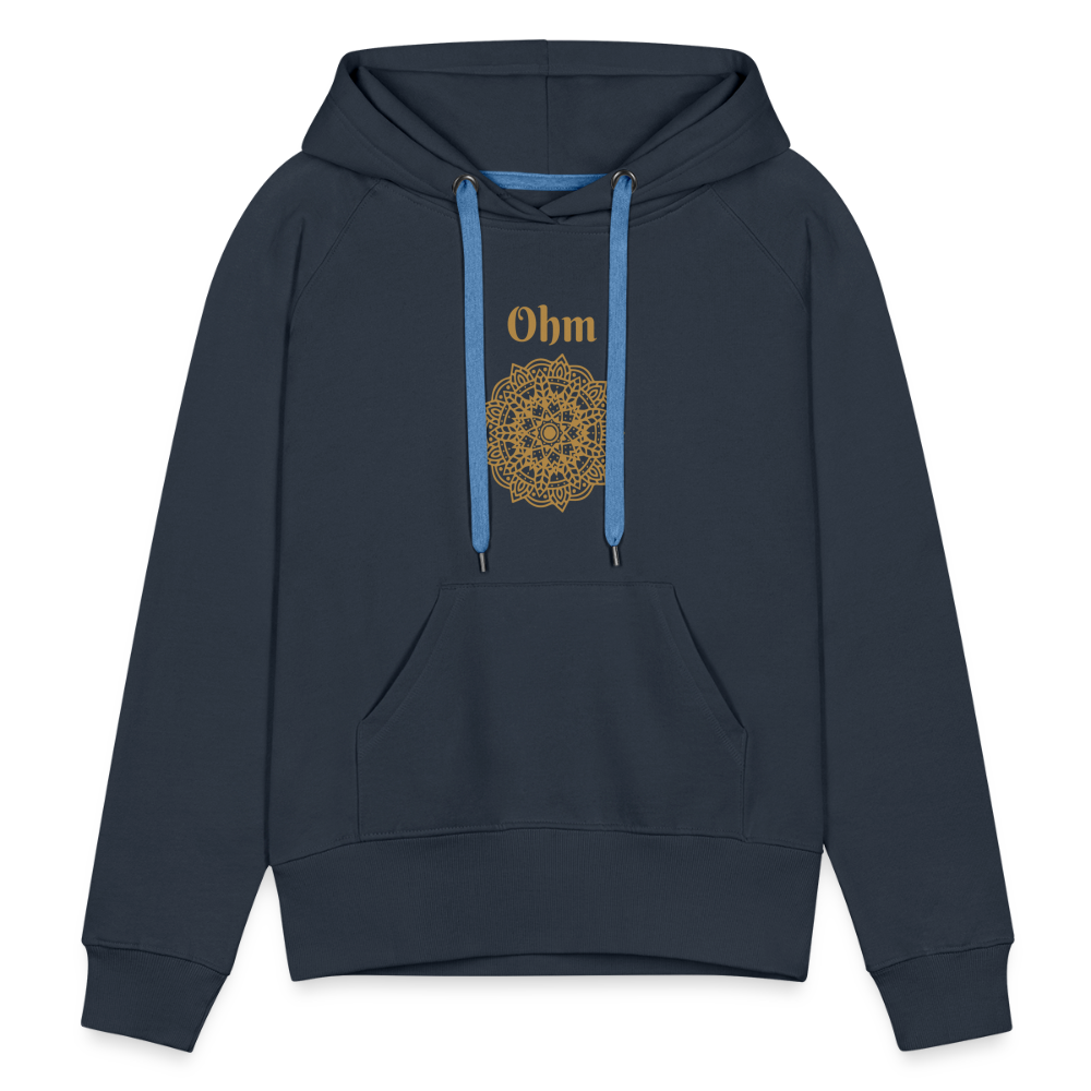 Frauen Premium Hoodie - Ohm - Navy