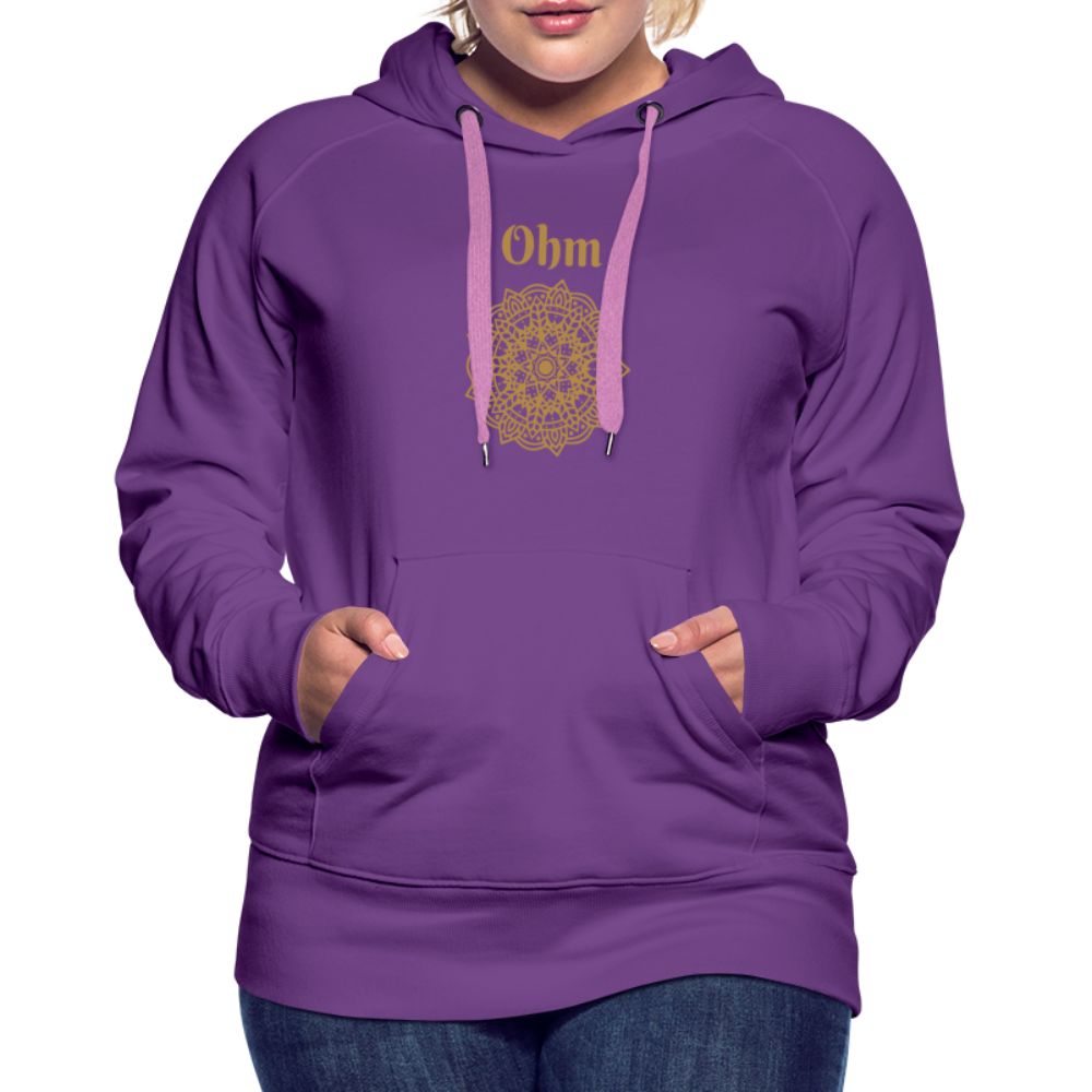 Frauen Premium Hoodie - Ohm - Purple