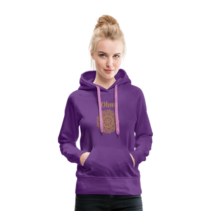 Frauen Premium Hoodie - Ohm - Purple