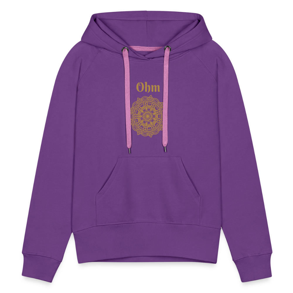 Frauen Premium Hoodie - Ohm - Purple