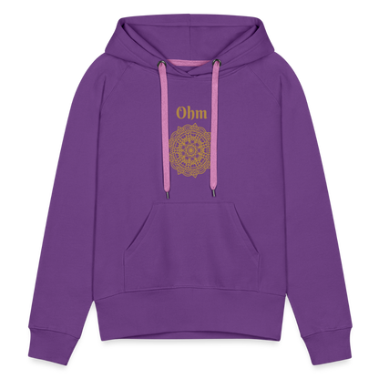 Frauen Premium Hoodie - Ohm - Purple