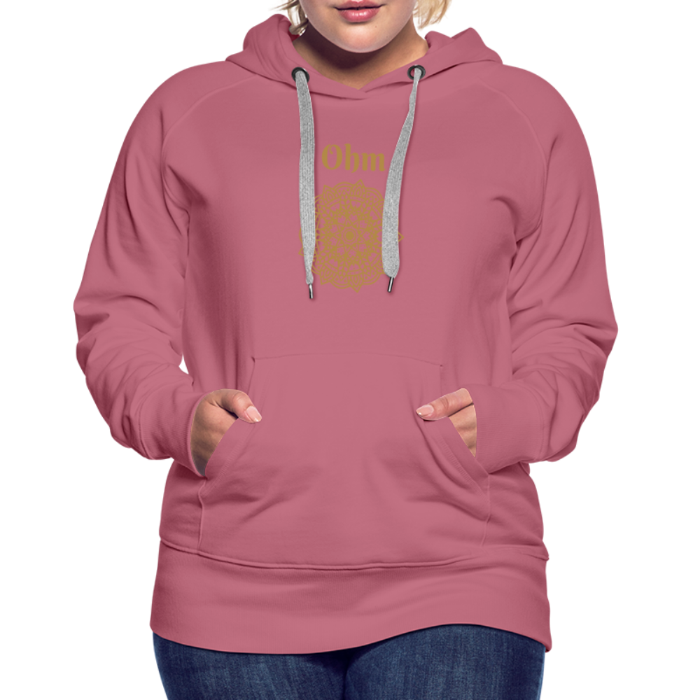 Frauen Premium Hoodie - Ohm - Malve