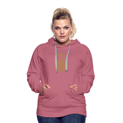 Frauen Premium Hoodie - Ohm - Malve