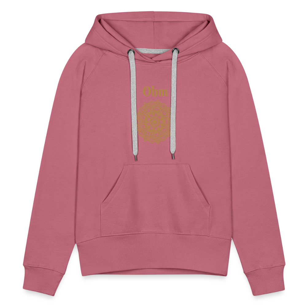 Frauen Premium Hoodie - Ohm - Malve