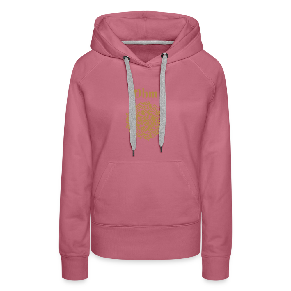 Frauen Premium Hoodie - Ohm - Malve