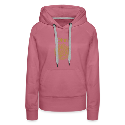 Frauen Premium Hoodie - Ohm - Malve