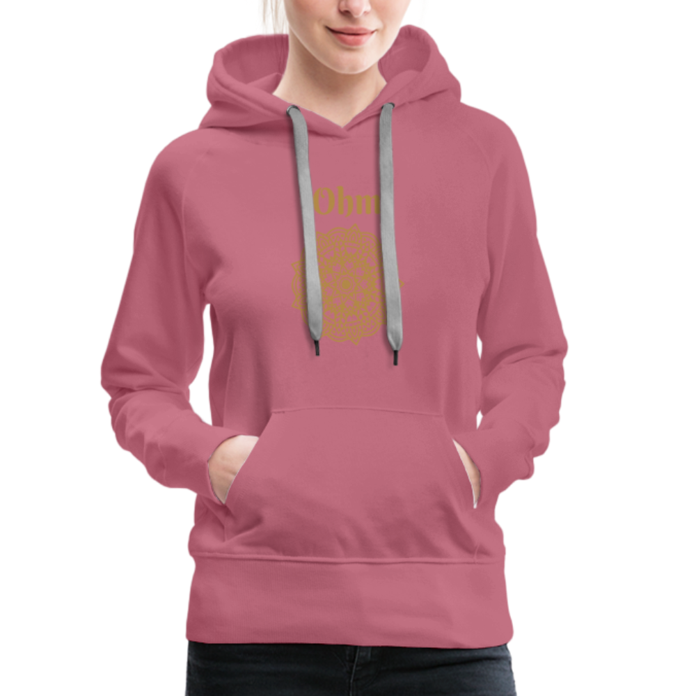 Frauen Premium Hoodie - Ohm - Malve