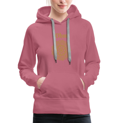 Frauen Premium Hoodie - Ohm - Malve