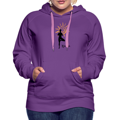 Frauen Premium Hoodie - Keep calm - Purple