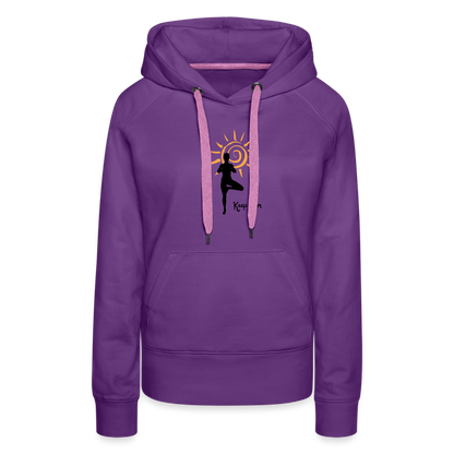 Frauen Premium Hoodie - Keep calm - Purple