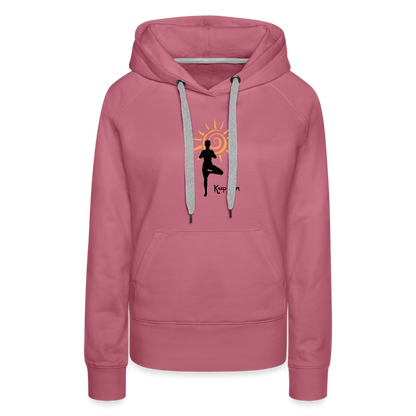 Frauen Premium Hoodie - Keep calm - Malve