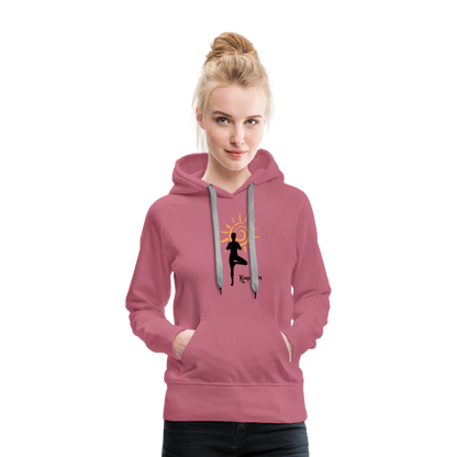 Frauen Premium Hoodie - Keep calm - Malve