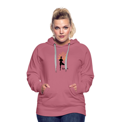 Frauen Premium Hoodie - Keep calm - Malve