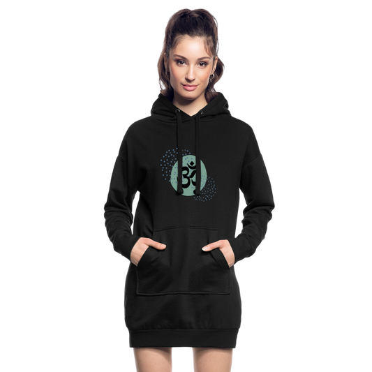 Hoodie-Kleid - Om - Schwarz