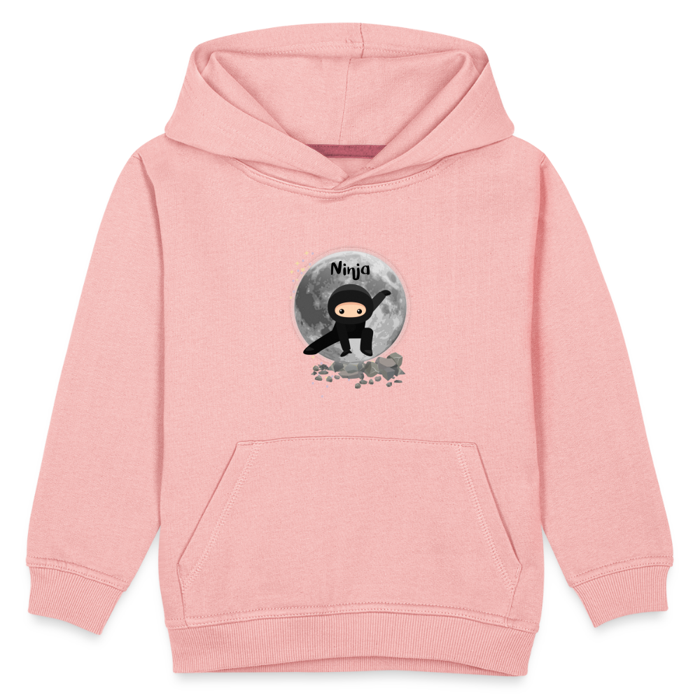 Kinder Premium Hoodie - Ninja Mond - Kristallrosa