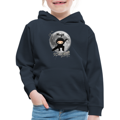 Kinder Premium Hoodie - Ninja Mond - Navy