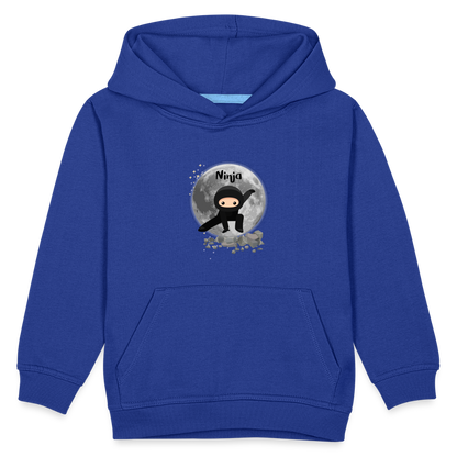 Kinder Premium Hoodie - Ninja Mond - Royalblau