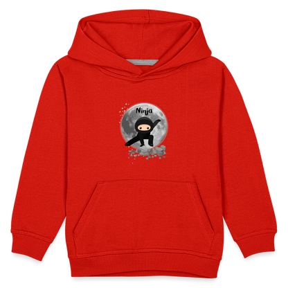 Kinder Premium Hoodie - Ninja Mond - Rot