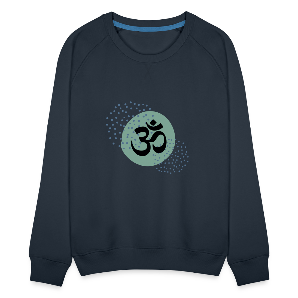 Frauen Premium Pullover - Om - Navy