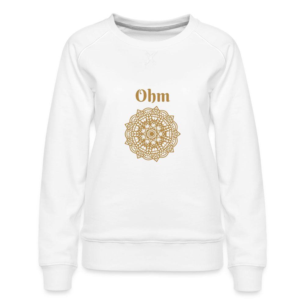 Frauen Premium Pullover - Ohm - weiß