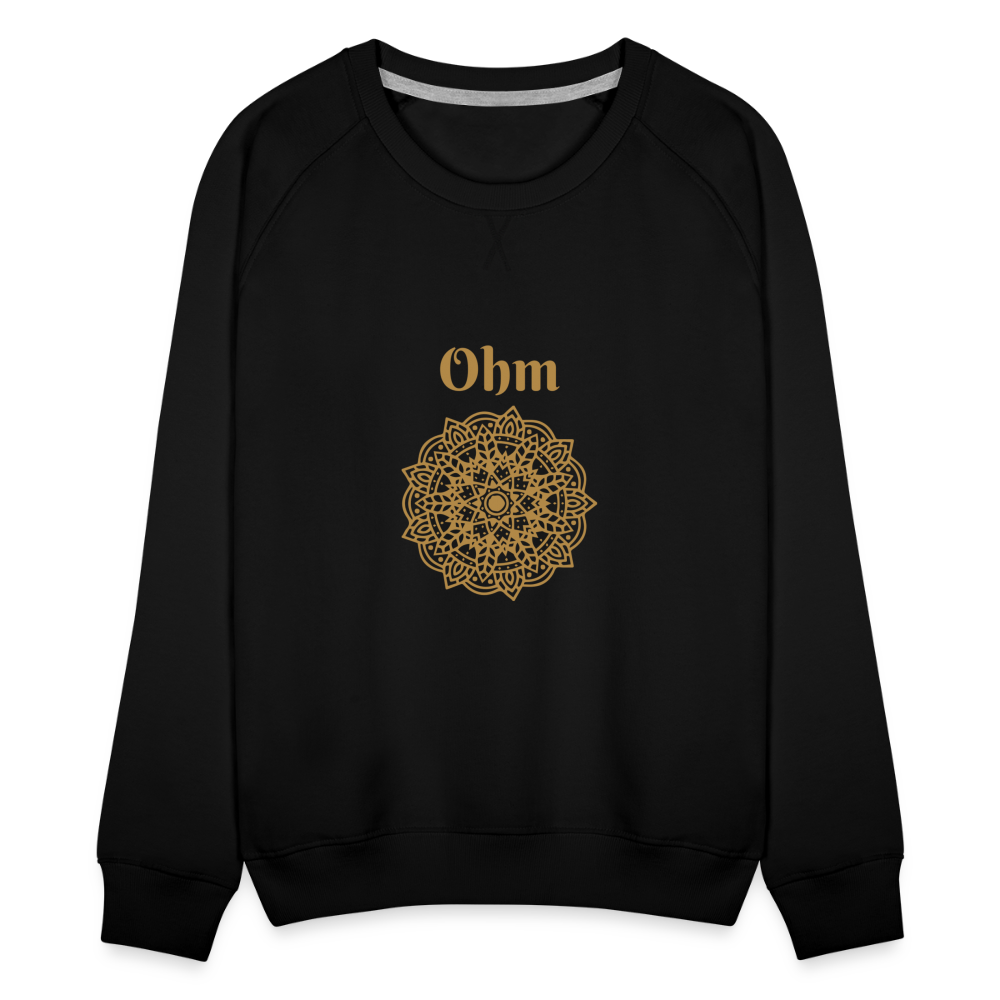 Frauen Premium Pullover - Ohm - Schwarz