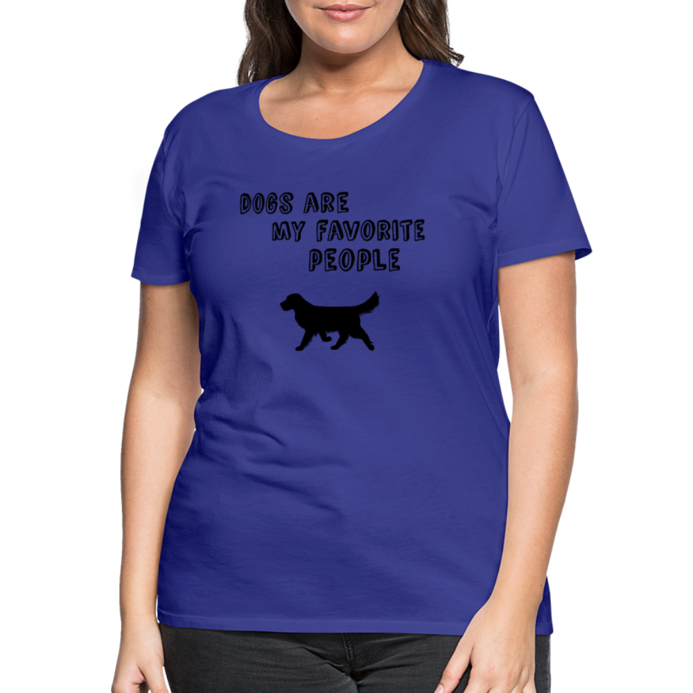 Frauen Premium T-Shirt -  Favorite Dog - Königsblau