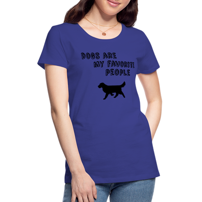 Frauen Premium T-Shirt -  Favorite Dog - Königsblau