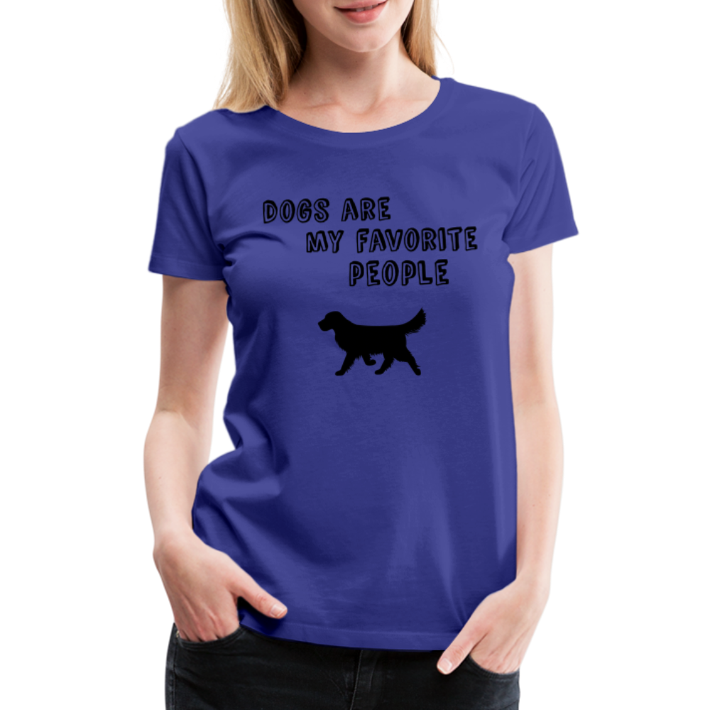 Frauen Premium T-Shirt -  Favorite Dog - Königsblau