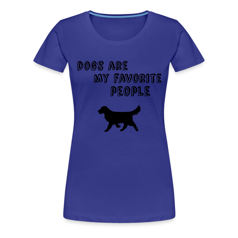 Frauen Premium T-Shirt -  Favorite Dog - Königsblau