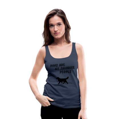 Frauen Premium Tank Top - Navy