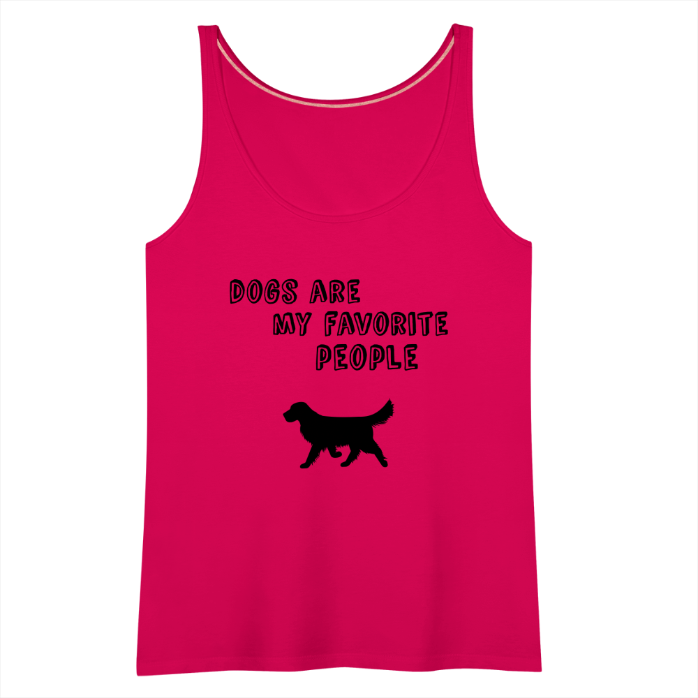 Frauen Premium Tank Top - dunkles Pink