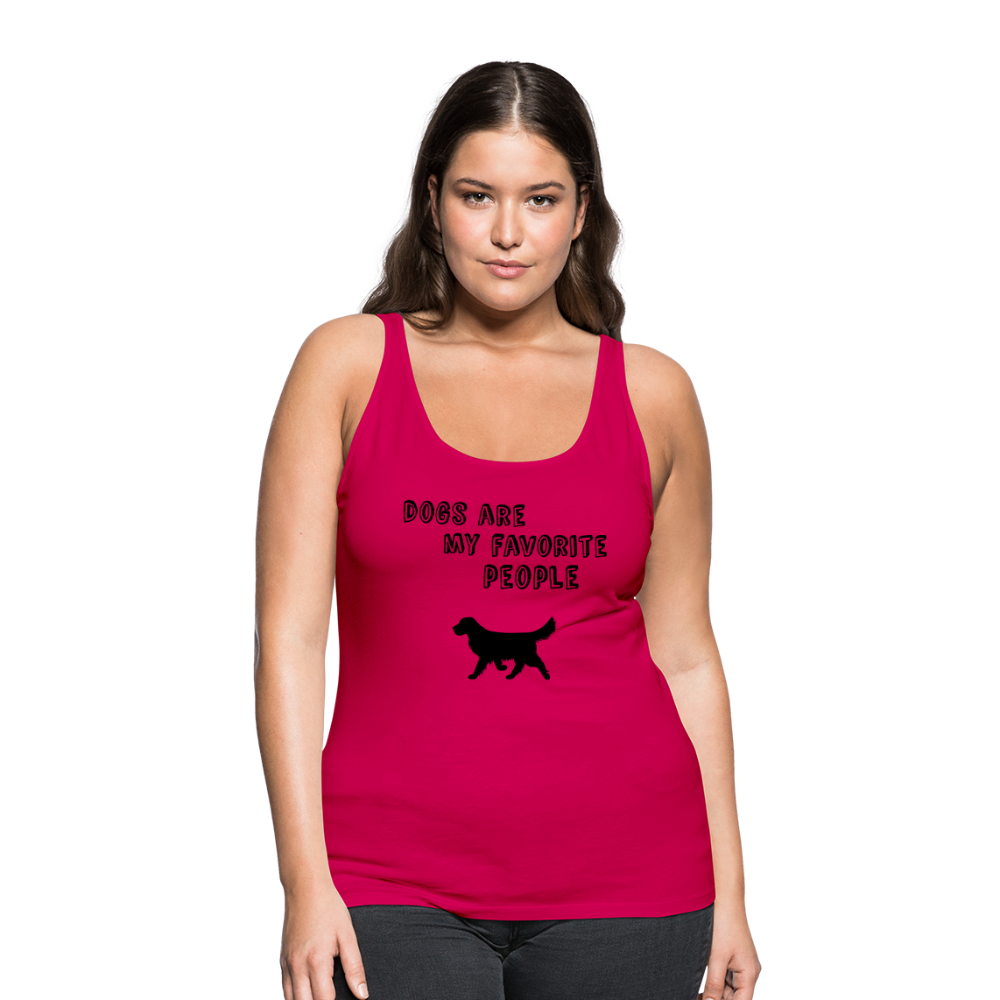 Frauen Premium Tank Top - dunkles Pink