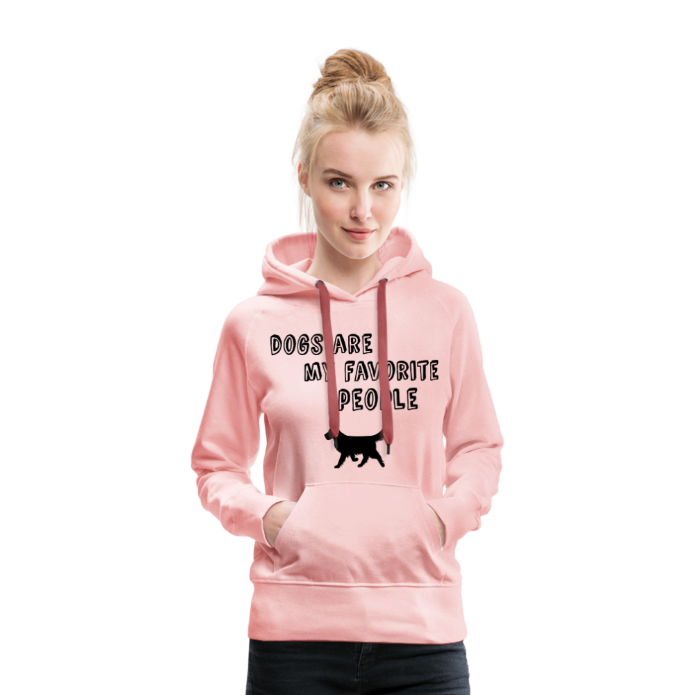 Frauen Premium Hoodie - Favorite Dog - Kristallrosa