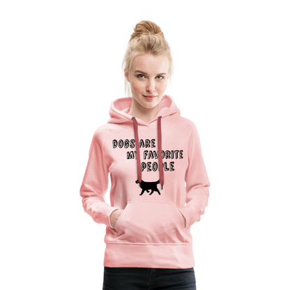 Frauen Premium Hoodie - Favorite Dog - Kristallrosa