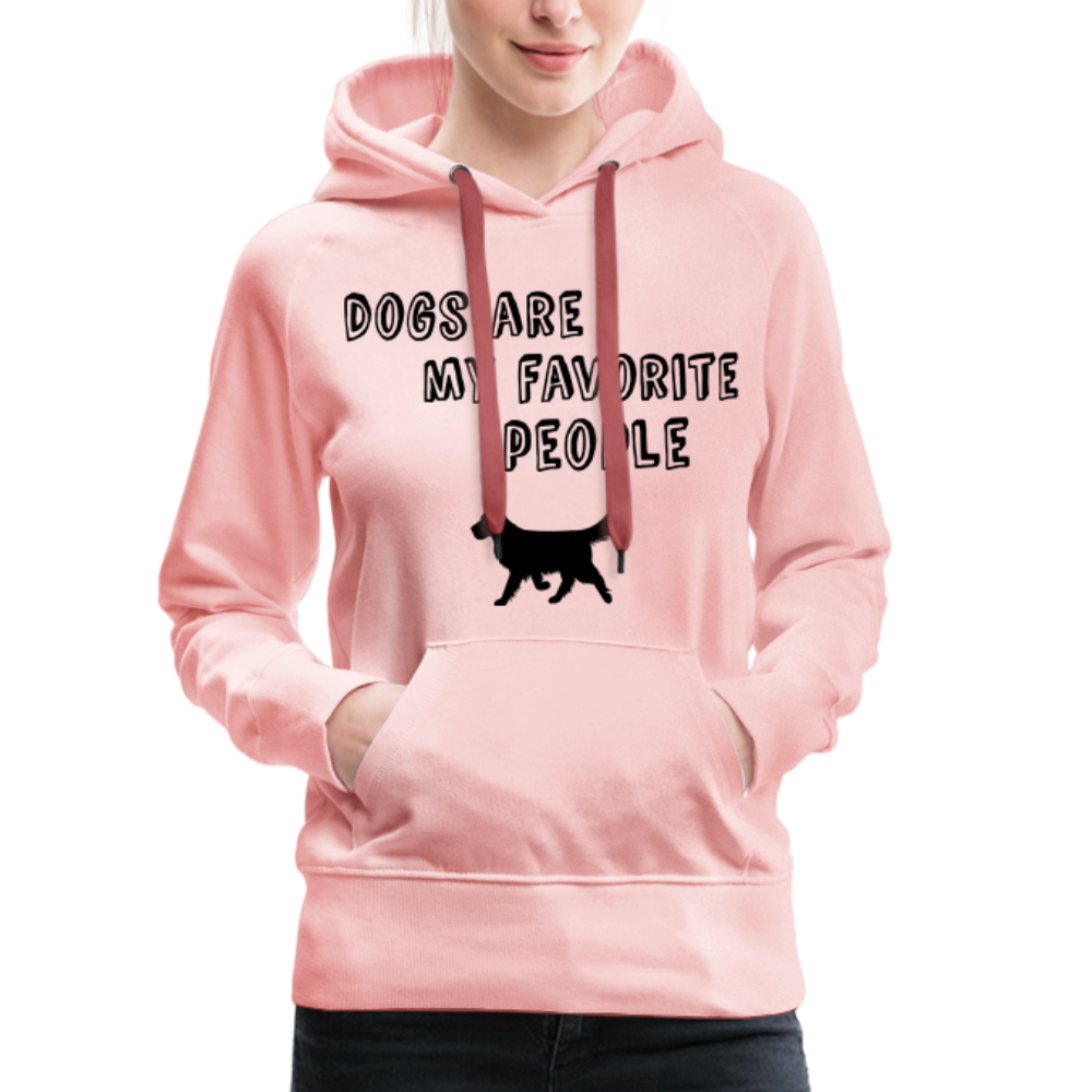 Frauen Premium Hoodie - Favorite Dog - Kristallrosa