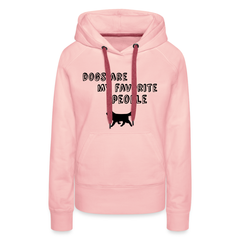 Frauen Premium Hoodie - Favorite Dog - Kristallrosa