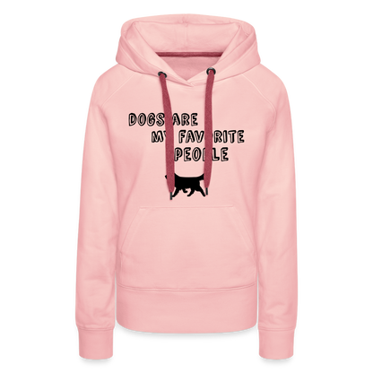 Frauen Premium Hoodie - Favorite Dog - Kristallrosa