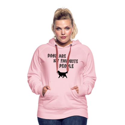 Frauen Premium Hoodie - Favorite Dog - Kristallrosa