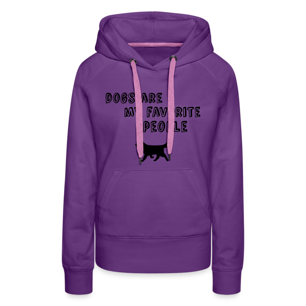 Frauen Premium Hoodie - Favorite Dog - Purple