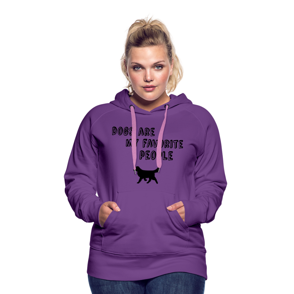 Frauen Premium Hoodie - Favorite Dog - Purple