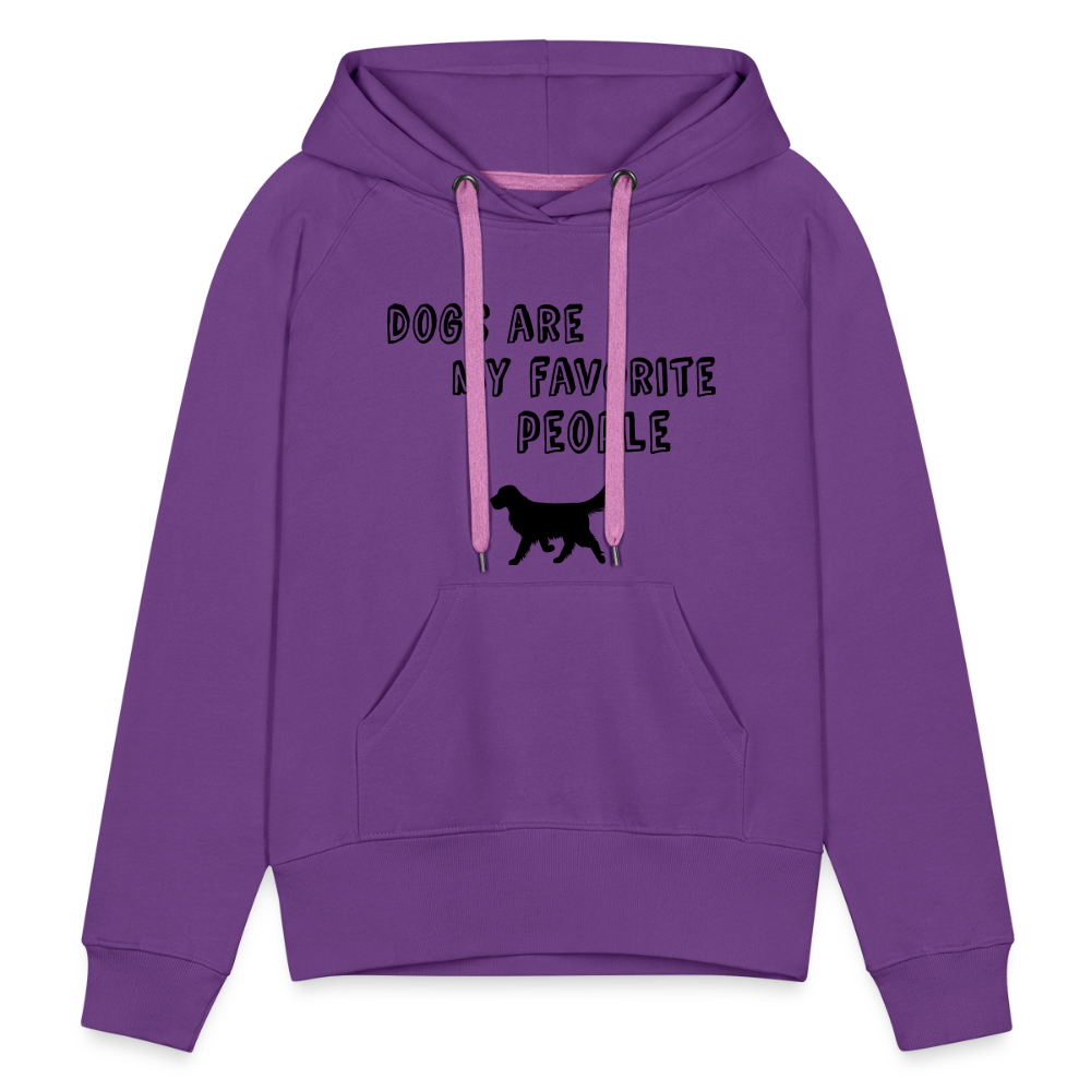 Frauen Premium Hoodie - Favorite Dog - Purple