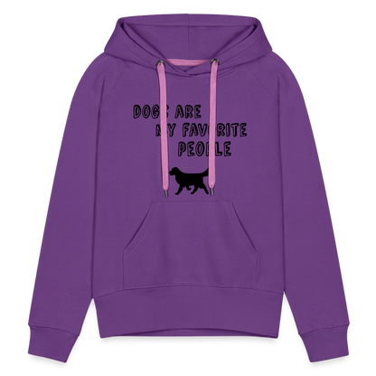 Frauen Premium Hoodie - Favorite Dog - Purple