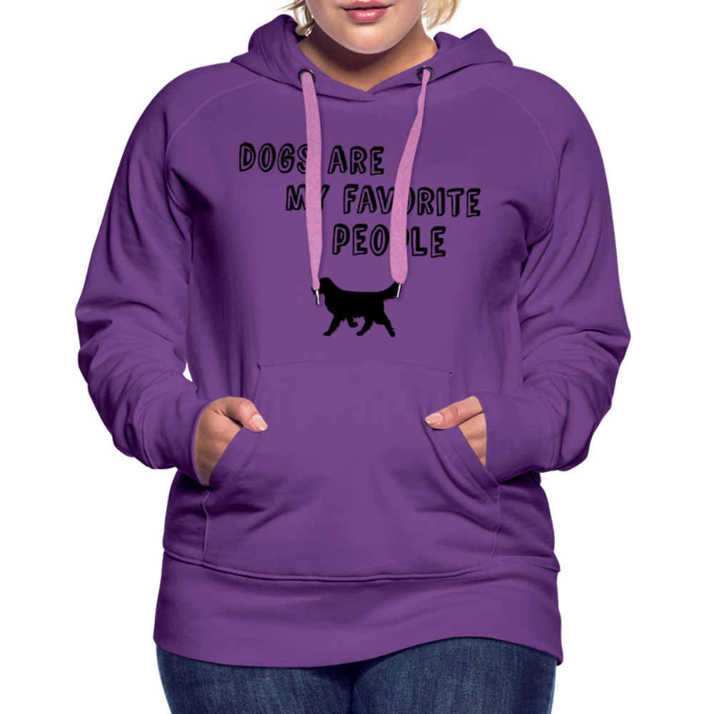 Frauen Premium Hoodie - Favorite Dog - Purple