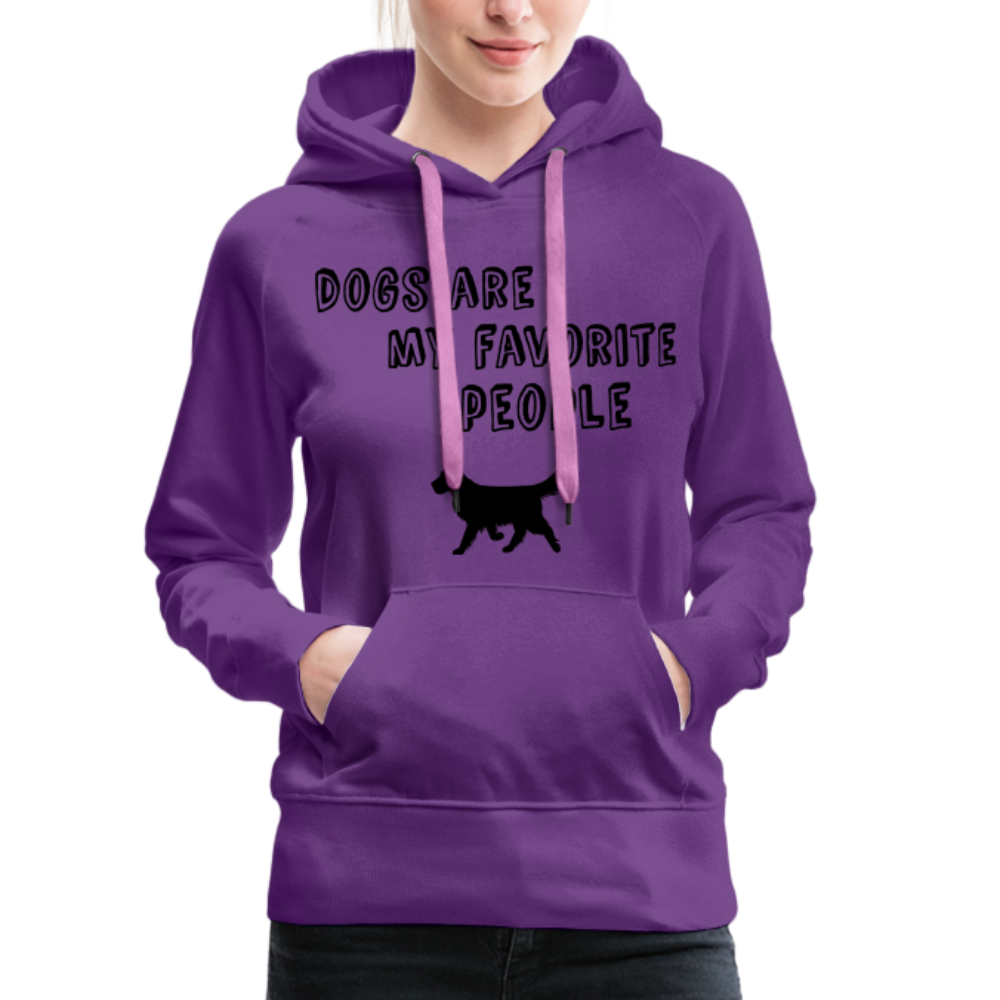 Frauen Premium Hoodie - Favorite Dog - Purple